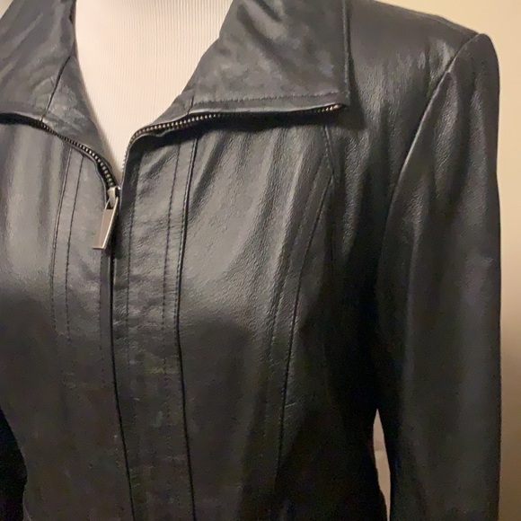 La Nouvelle Renaissance genuine leather jacket, black, new without tags - Picture 5 of 12